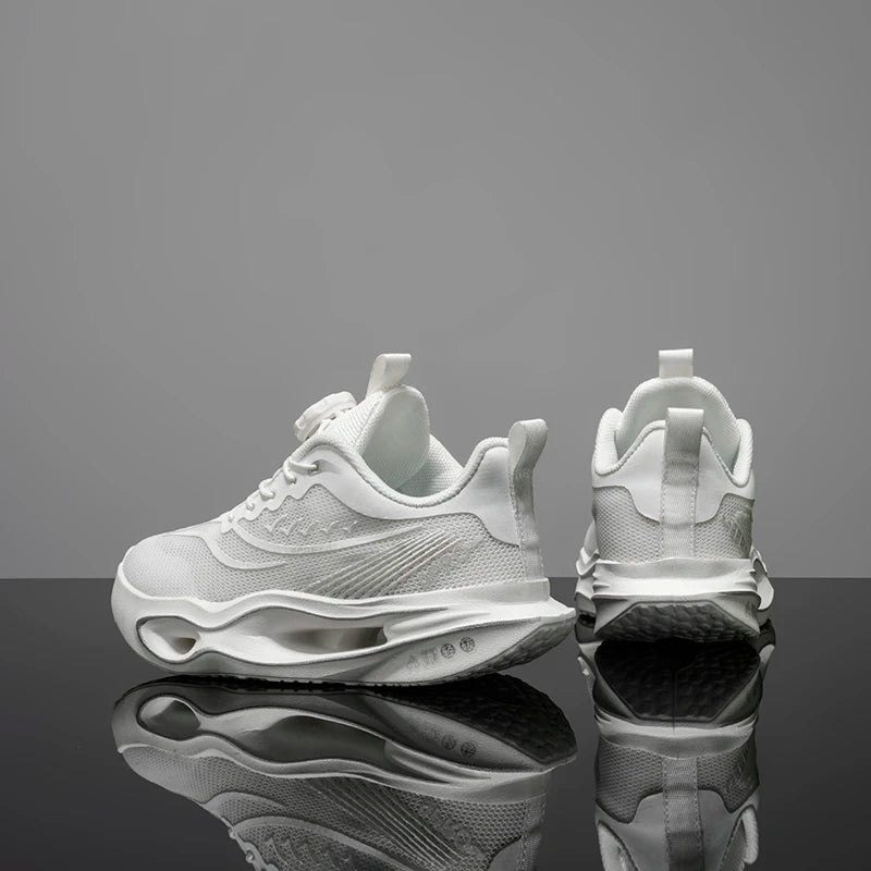 Kids Sports Shoes Carbon Plate Running Shoes Marathon Sneakers Racing Shock-absorbing Athletics Training Shoes for Boys Girls