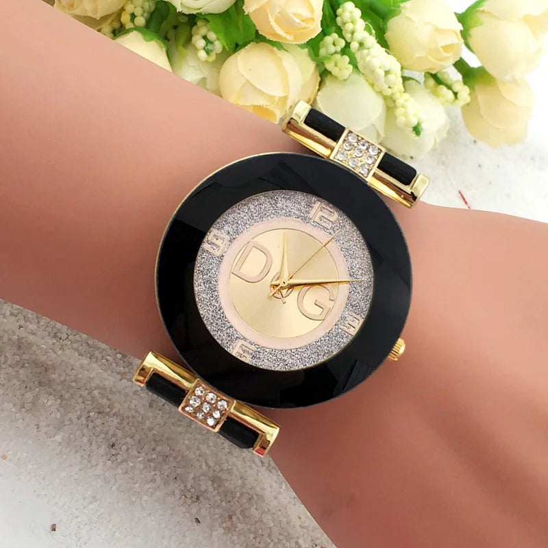 DGTQYQ Luxury Fashion Ladies Watch Red Silicone Diamond Men Digital Quartz Watches for Women reloj para mujer montre femme #50