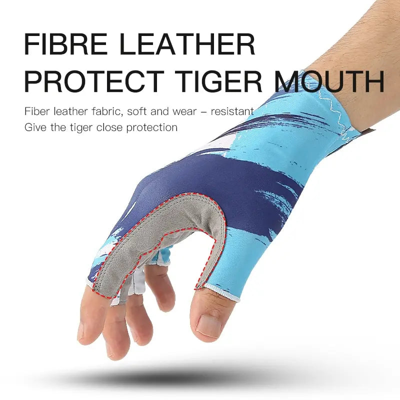 Fishing Gloves Men Women Half-finger Non-slip UV Protection Lightweight Breathable Outdoor Sport Equipment Angling Sailing Glove