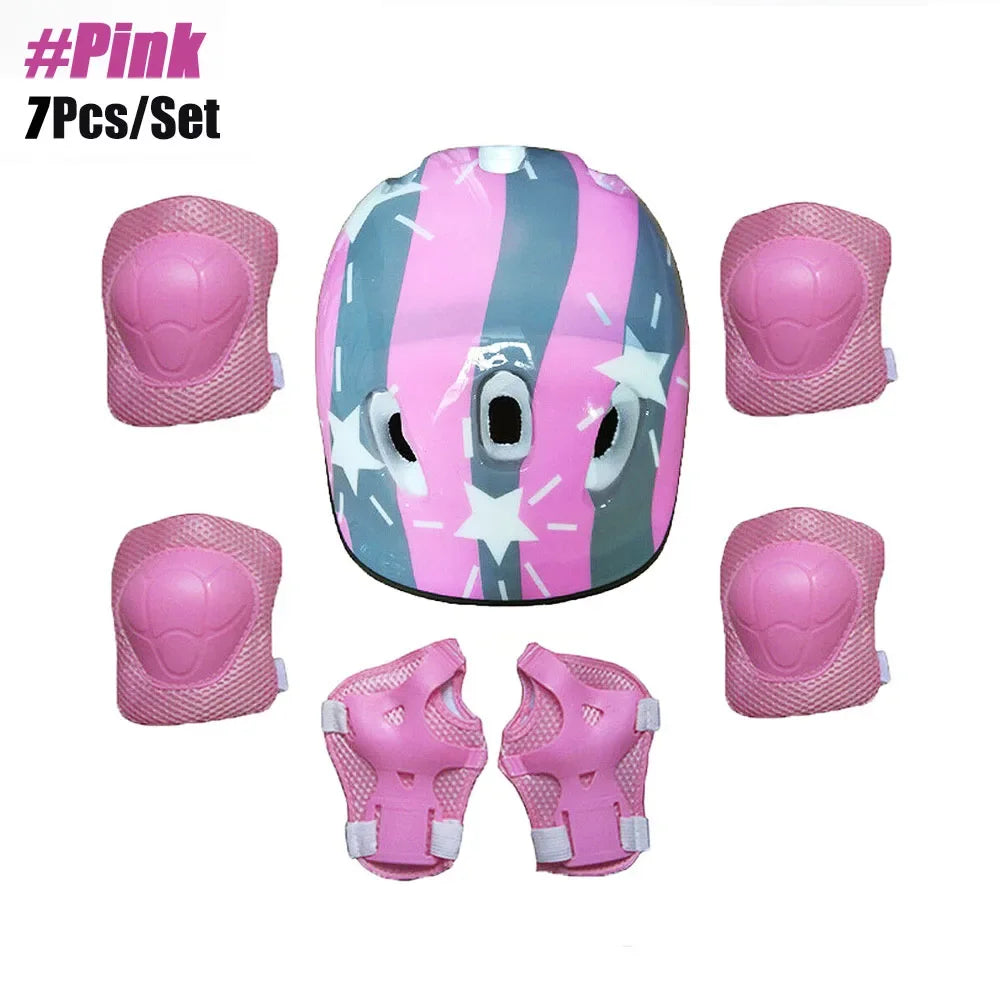Kids Knee Pads and Elbow Pads Guards Protective Gear Set Safety Gear for Roller Skates Cycling Bike Skateboard Sports