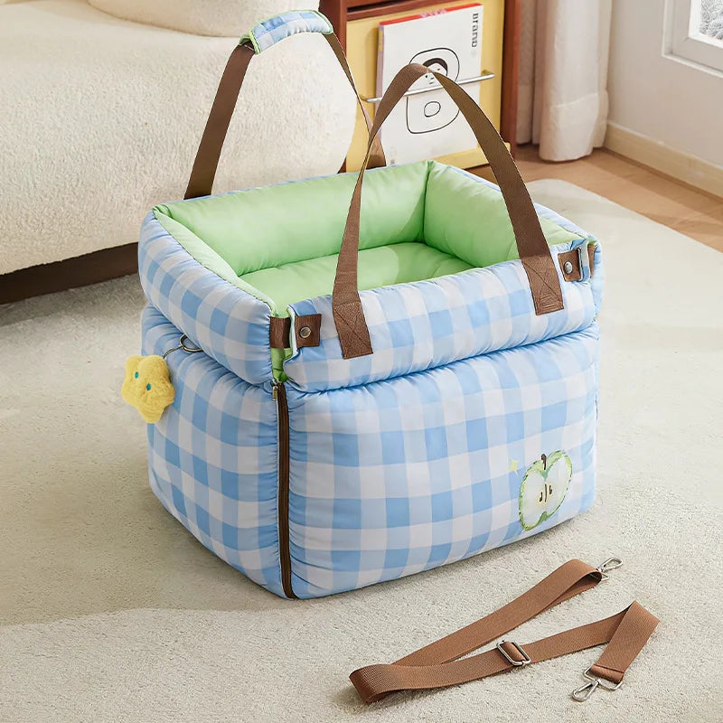Pet 2-in-1 Pet Car Bag Pet Car Seat Outdoor Safety Seat Cushion Cat Nest Travel Accessories