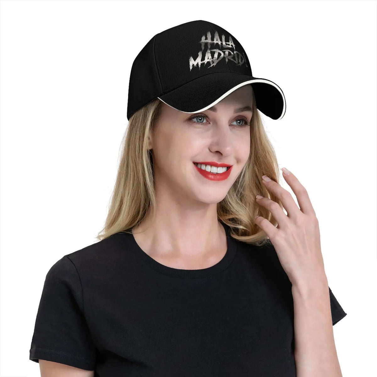 Hala Madrid Print Baseball Cap Gentleman Hat Fun Hats Sun Cap Anime Men's Baseball Women's Adjustable Snapback Hat Golf Hats