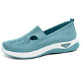 Women's athletic shoes, casual breathable slip-on, lightweight outdoor flat shoes, women's footwear, sneakers