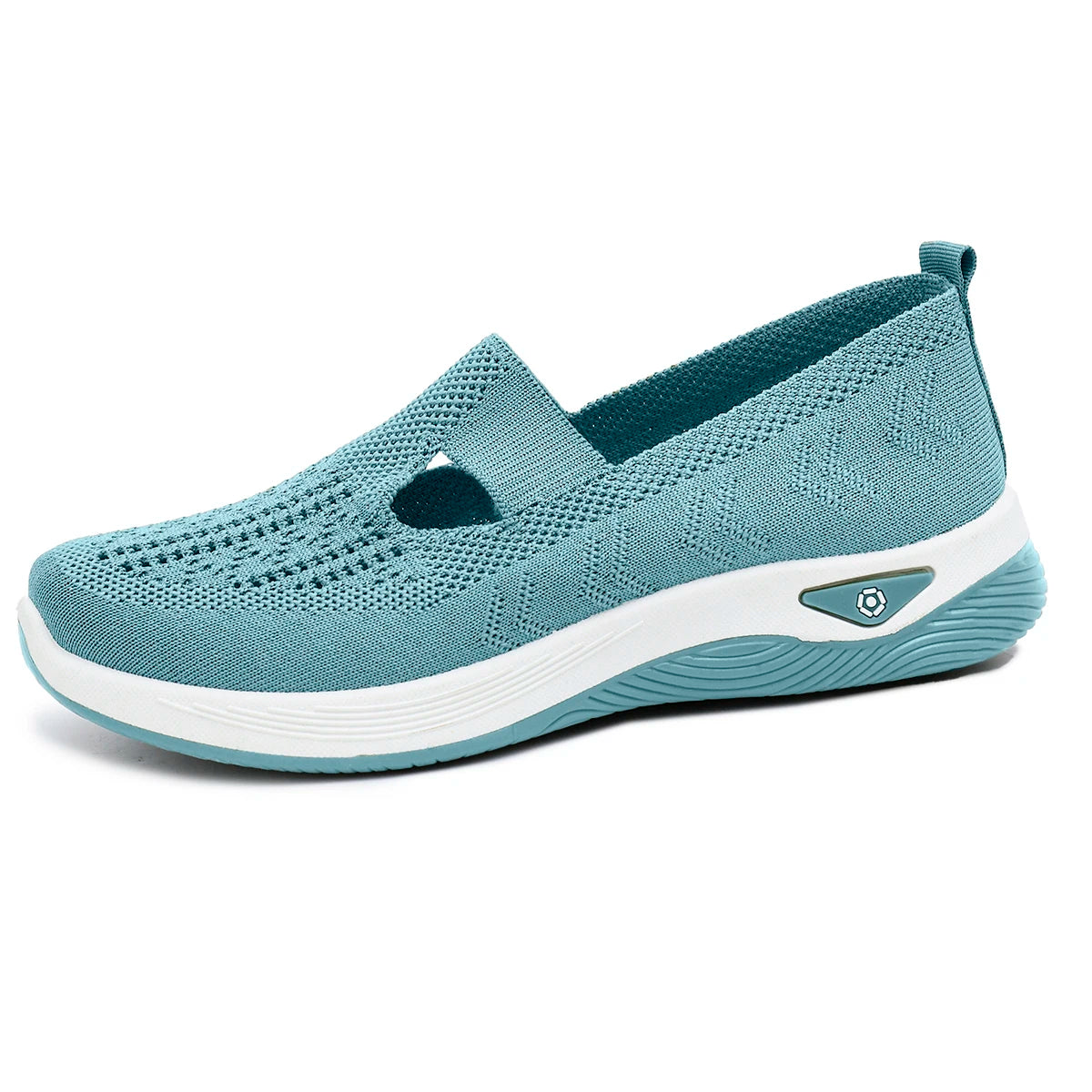 Women's athletic shoes, casual breathable slip-on, lightweight outdoor flat shoes, women's footwear, sneakers