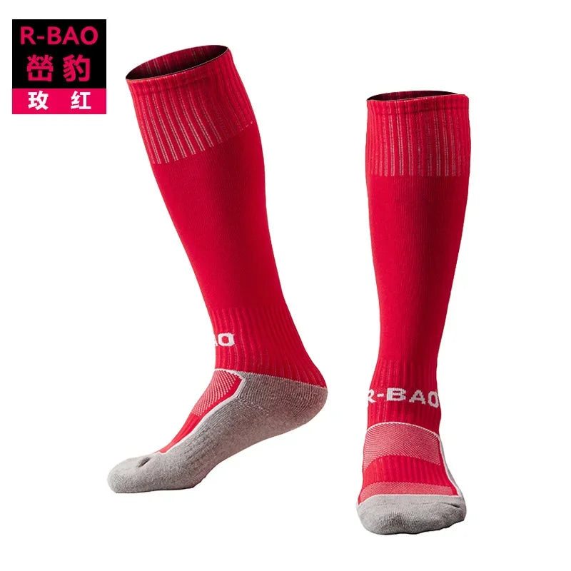 Kids Soccer Socks Boys Girls Knee High Long Sport Compression Football Socks Youth Big Children 3-7 8-13 Years Old