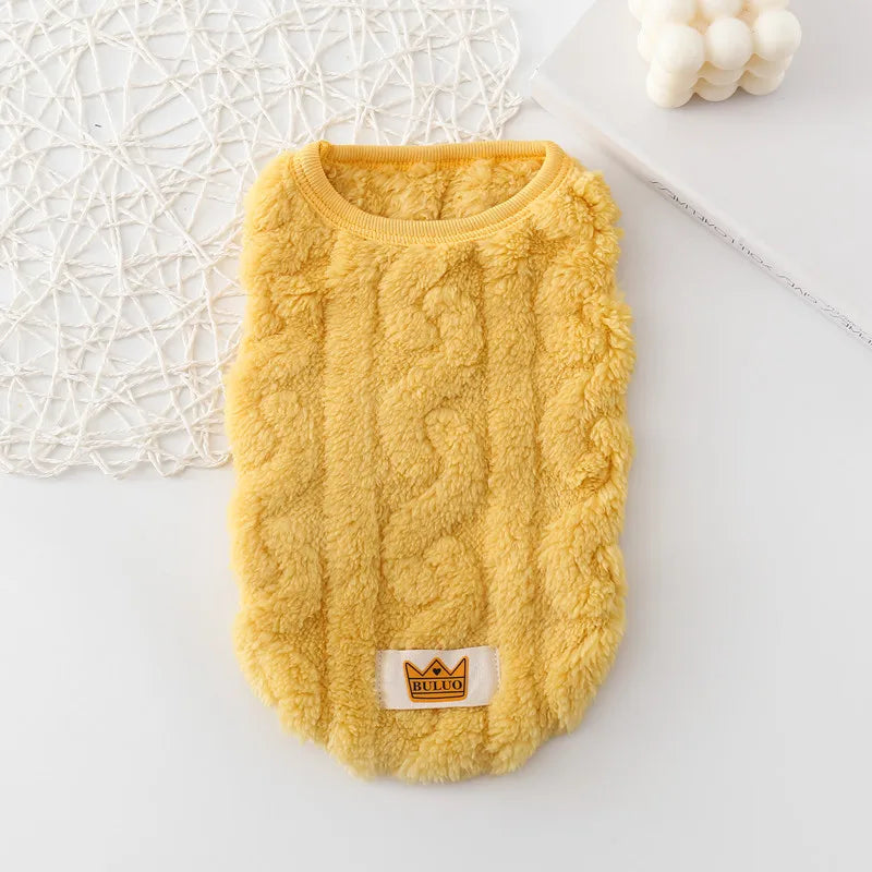 Sweater for Cat Warm Puppy Hoodie Cute Dog Sweaters for Small Dogs Chihuahua Knit Sleeves Puppy Winter Fleece Harness Clothes