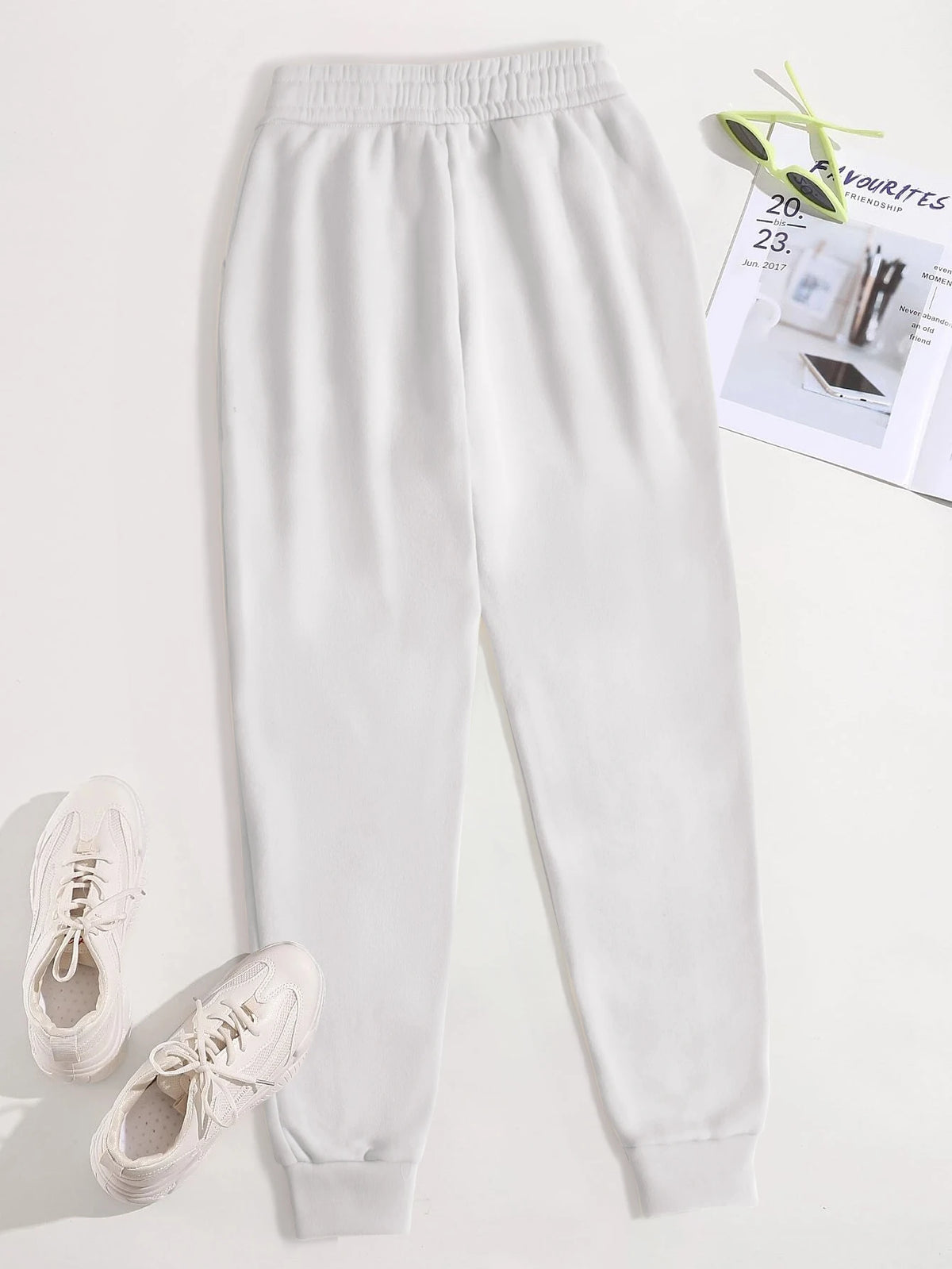 Cursive Fonts Creativity Prints Man'S Casual Long Pants Drawstring Sports Pant Warm Joggers Sweatpants Fleece 10 Colors Trousers