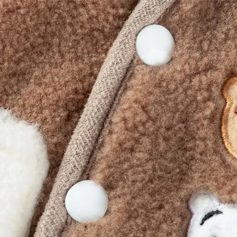 Pet Vest Fleece Puppy Warm Clothing For Autumn And Winter Cute Animal Small Dog Clothes Fleece Autumn Cat Clothes Jacket Clothes