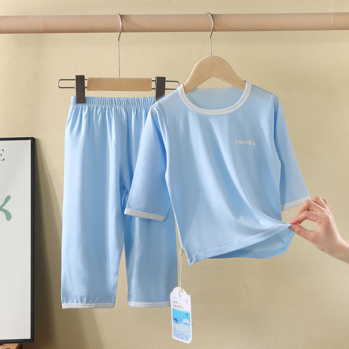 Summer Baby Girls Clothes Pajamas Sets Kids Boy Modal Homewear Nightwear Children's Indoor Clothing Pajamas Suit