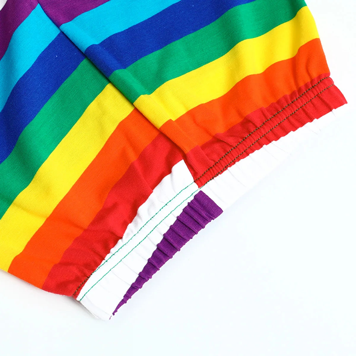 Kids Pajamas Boys Pyjamas Set Toddler Rainbow Stripe Pijamas Children Halloween Carnival Sleepwear Party Gift Pjs