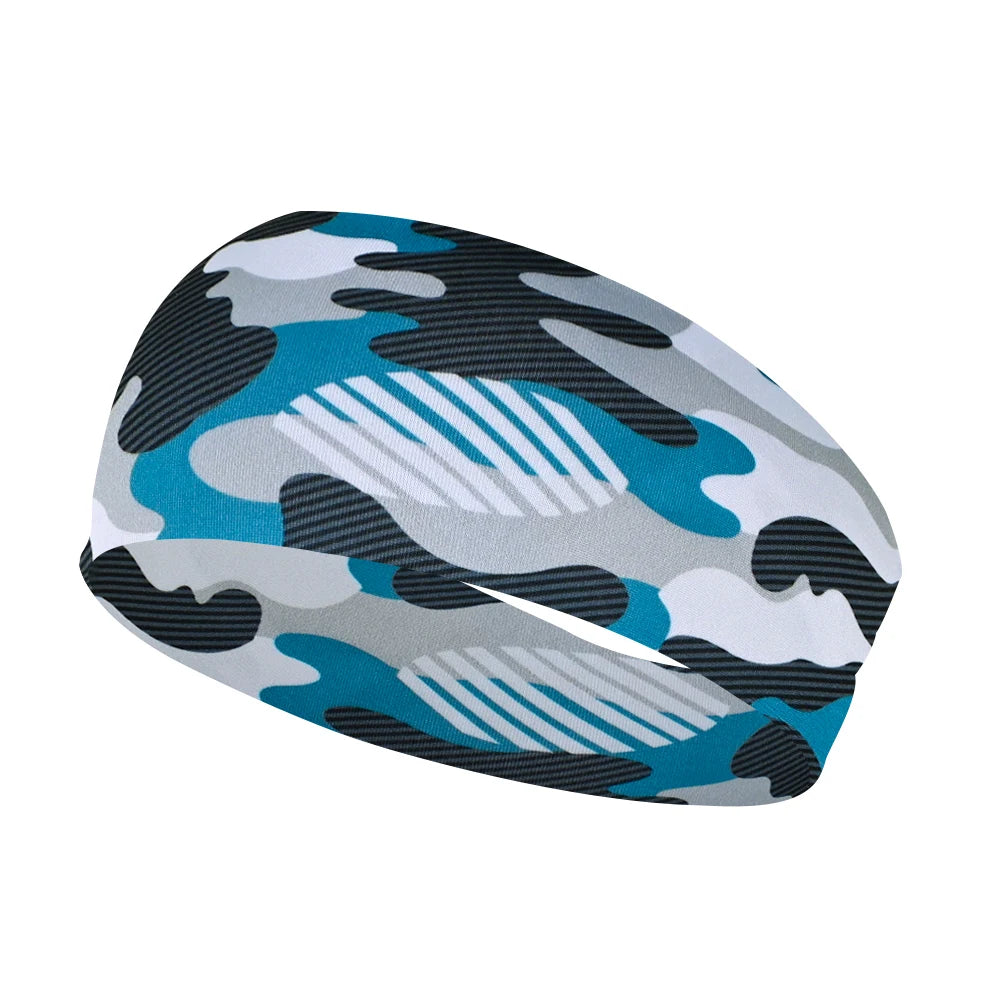 Boys Sports Non Slip Athletic Sweatband Football Headband Elastic Sweat Absorbing Hairband For Kids Basketball Soccer Baseball