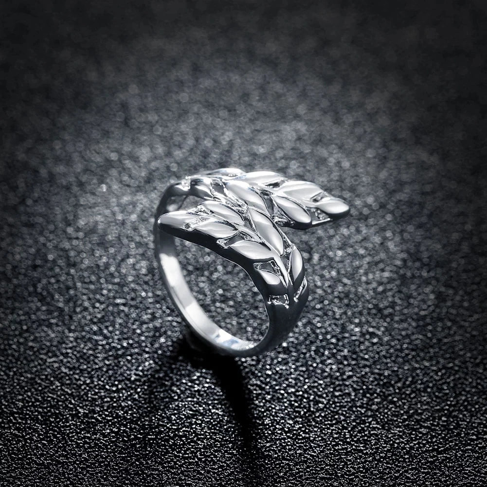 Cute jewelry 925 Sterling silver Rings For Women adjustable Fashion elegant Wedding Party custom Holiday gifts