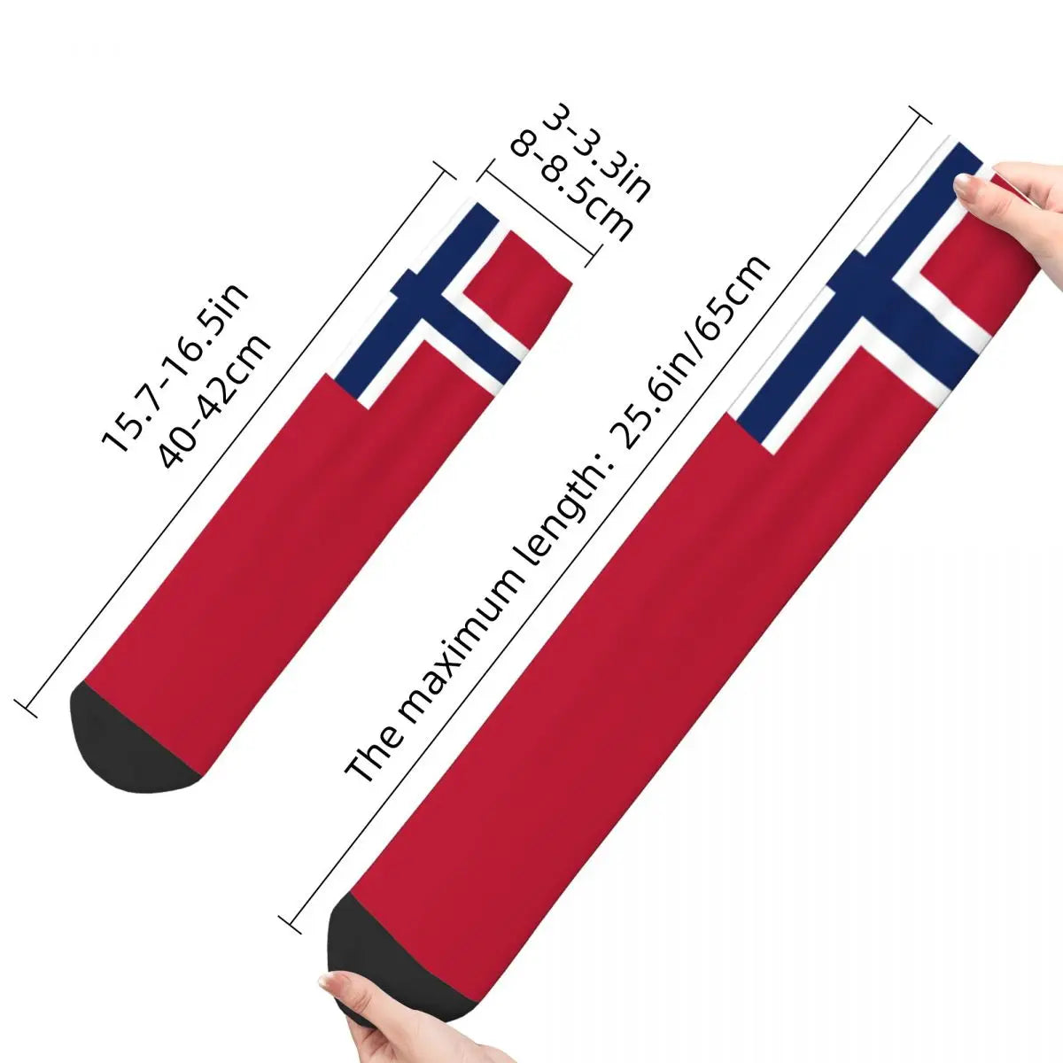 Fashion Male Men Socks Casual Norway Flag Sock Sport Women Stockings Spring Summer Autumn Winter