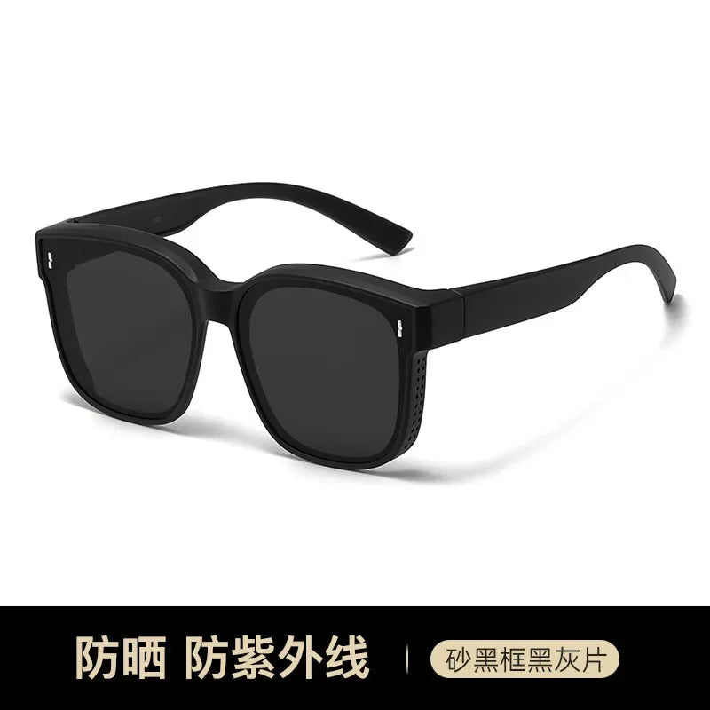 Sunglasses Fit Over Glasses, Polarized 100 percent UV Protection Wrap-around Sunglasses for Women Driving