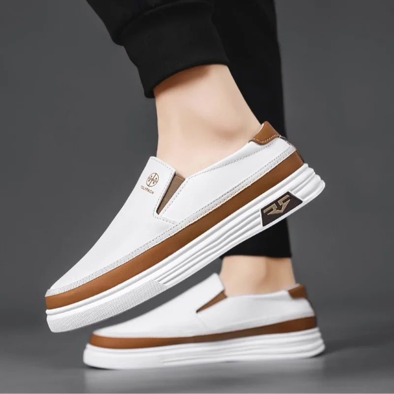 Men's Loafers Fashion Handmade Leather Shoes Luxury Brand Casual Shoe Classics Business Men's Dress Shoes Slip on Driving Shoes