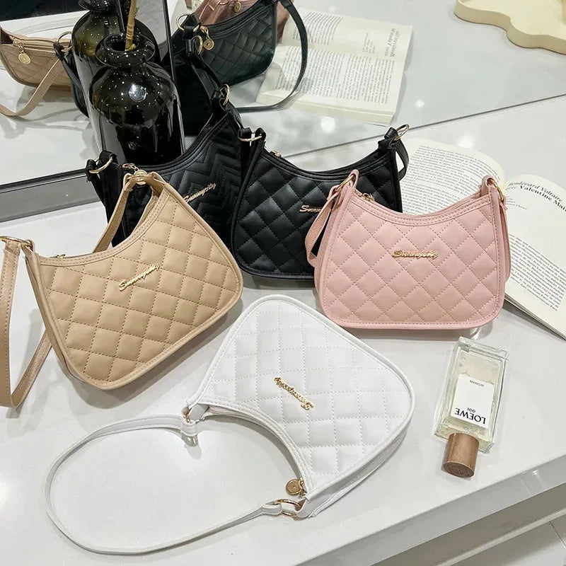 Ladies' retro shoulder bag, armpit bag, crossbody bag with fashionable design