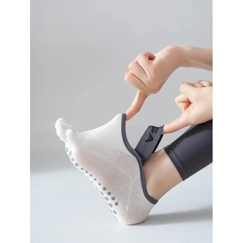 Women's Five Finger Socks 2025 Professional Anti-Slip Yoga Workout Ballet Athletic Non-Slip Socks for Gym Fitness Running