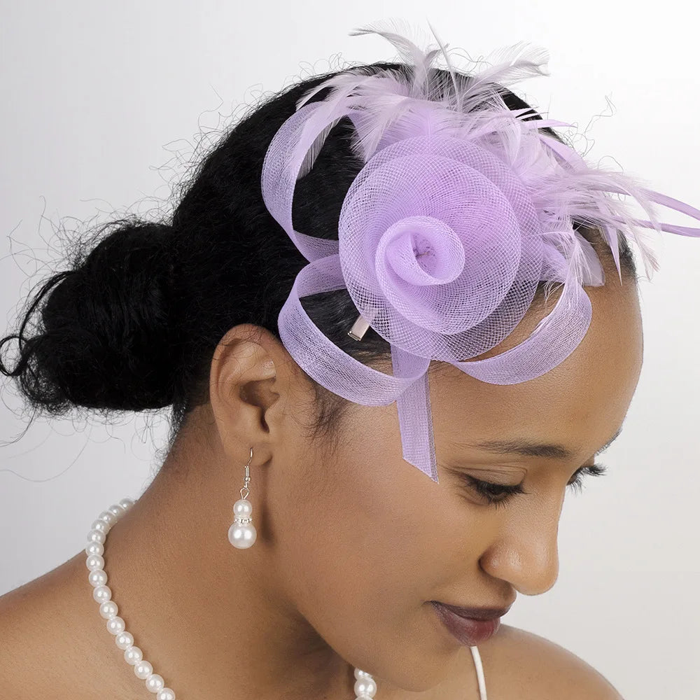 1 Pc Fascinators Hats for Women Tea Party Fascinator Hats Vintage 50s Headwear Wedding Church Derby Hat Hats Tiny Hats