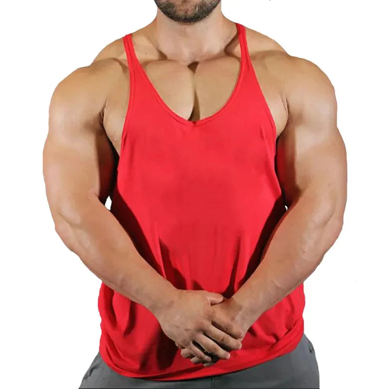 Men's Vest Sportswear Singlet Brand Vests Bodybuilding and Fitness Stringer Singlets Undershirt Man Clothing Muscular Shirt Gyms