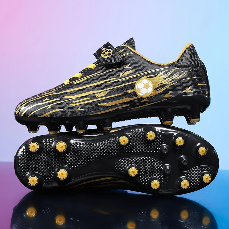New Kids Professional Soccer Shoes TF Indoor Men Football Field Boots Original Football Shoes Society Cleats Grass Training Fast
