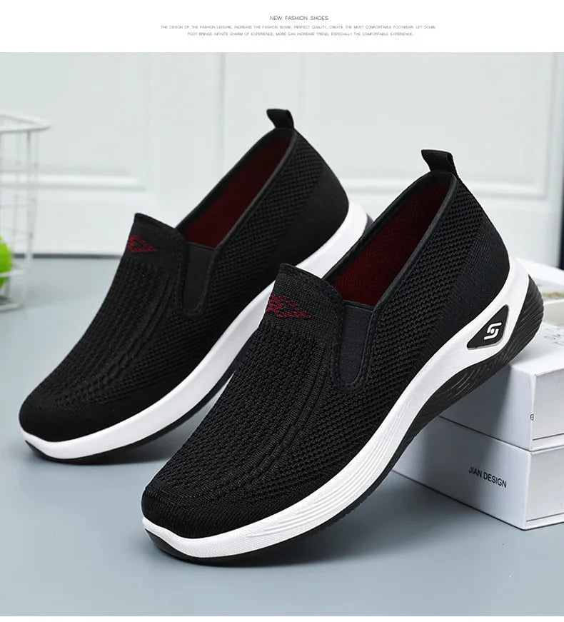 Women Casual Sports Shoes Breathable Lightweight Sneakers Anti-slip Flats Outdoor Running Walking Shoes Female Vulcanized Shoes