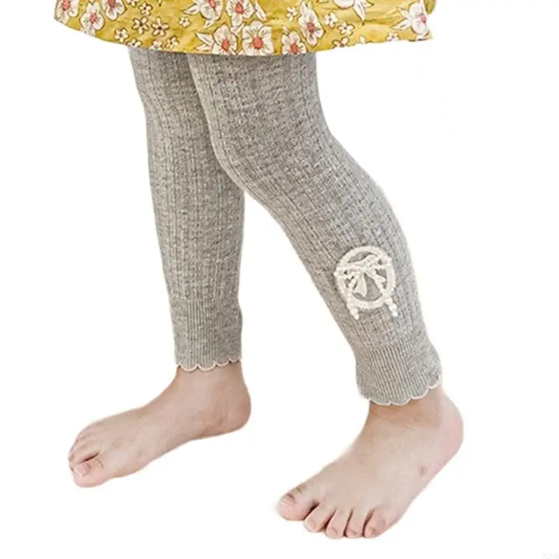 Kids Bottoming Pants Child Leggings Solid Color Trendy Girls Tights for Party Daily Performances & School Activity A2UB