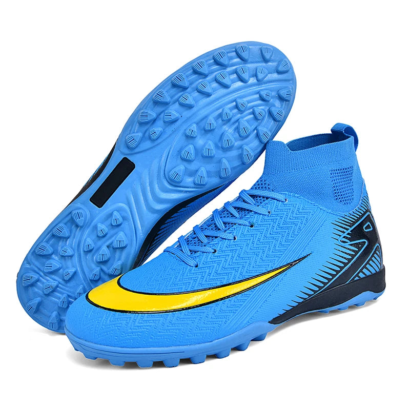 New Men Football Boots Kids Cleats Grass Soccer Shoes Futsal Indoor Ankle Match Training TF/FG Hot-selling Sport High-quality