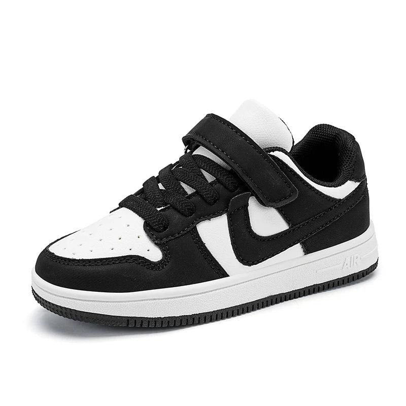 Boys and Girls Sports Sneakers Students Non-slip Light Shoes Children Running Shoes Classic Leather Casual Shoes Size 29-39