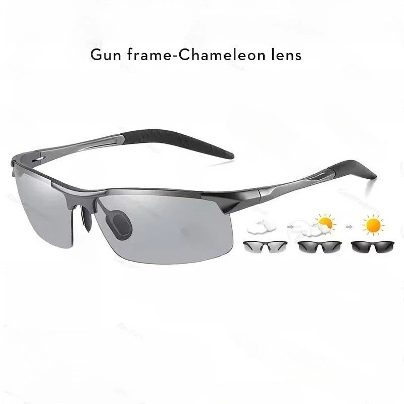 Unglasses Men Women Chameleon Sunglasses Outdoor Spotr Fishing Driving Goggles Anti-Glare Sunglasses