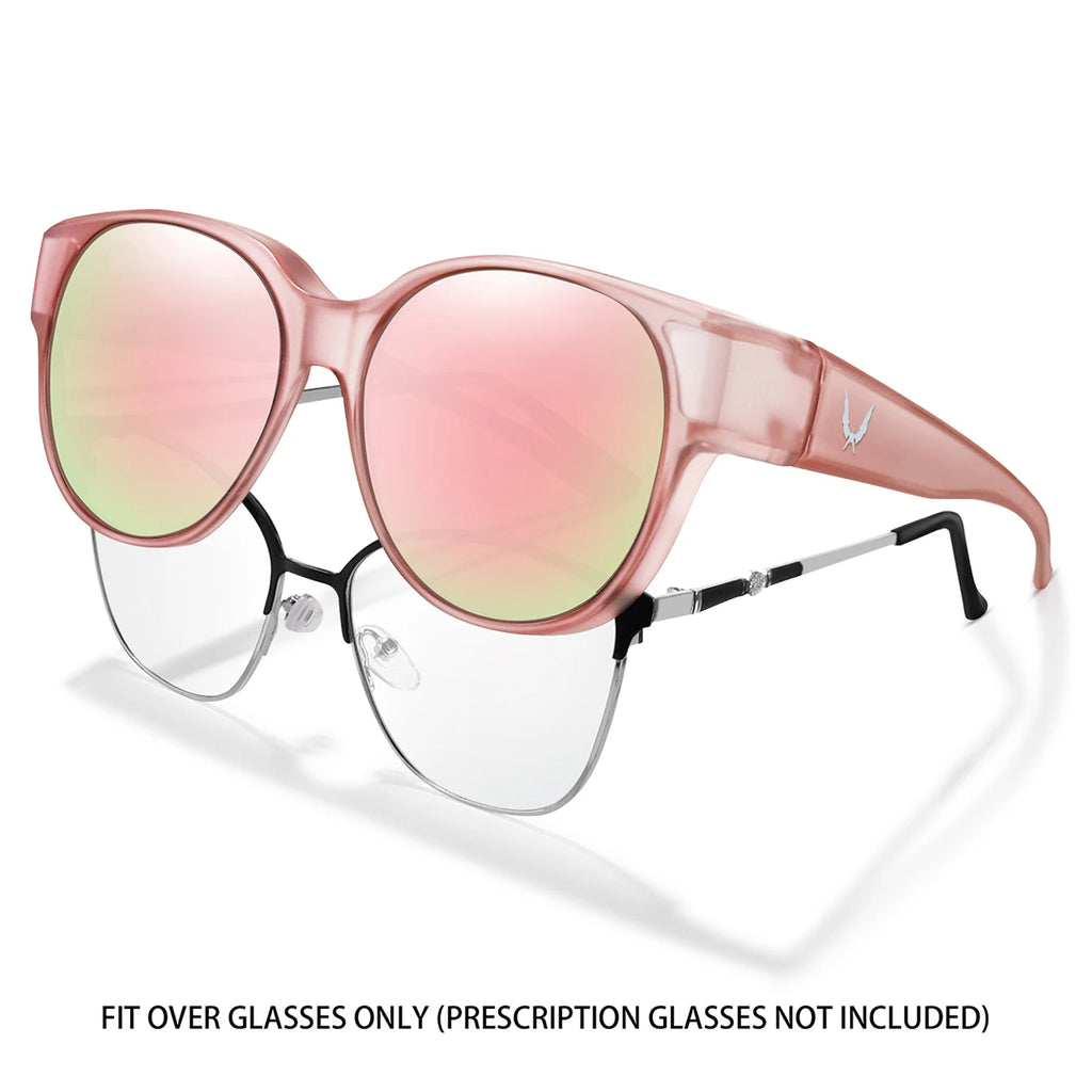 Men and Women's Fashion Round Over Sunglasses Daily Wear Cycling Shopping Fishing Running Glasses Unisex UV400 Eyewear