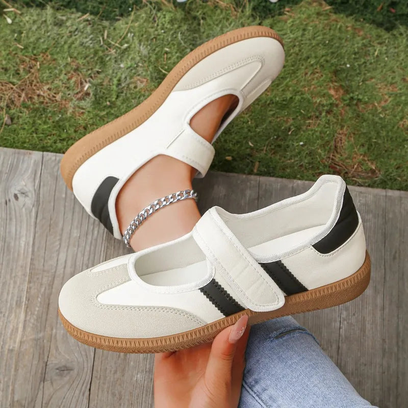 Women Sneakers 2026 New Fashion Solid Shallow Designer Shoes Spring Autumn Soft Soled Loafers Comfort Casual Female Sports Shoes