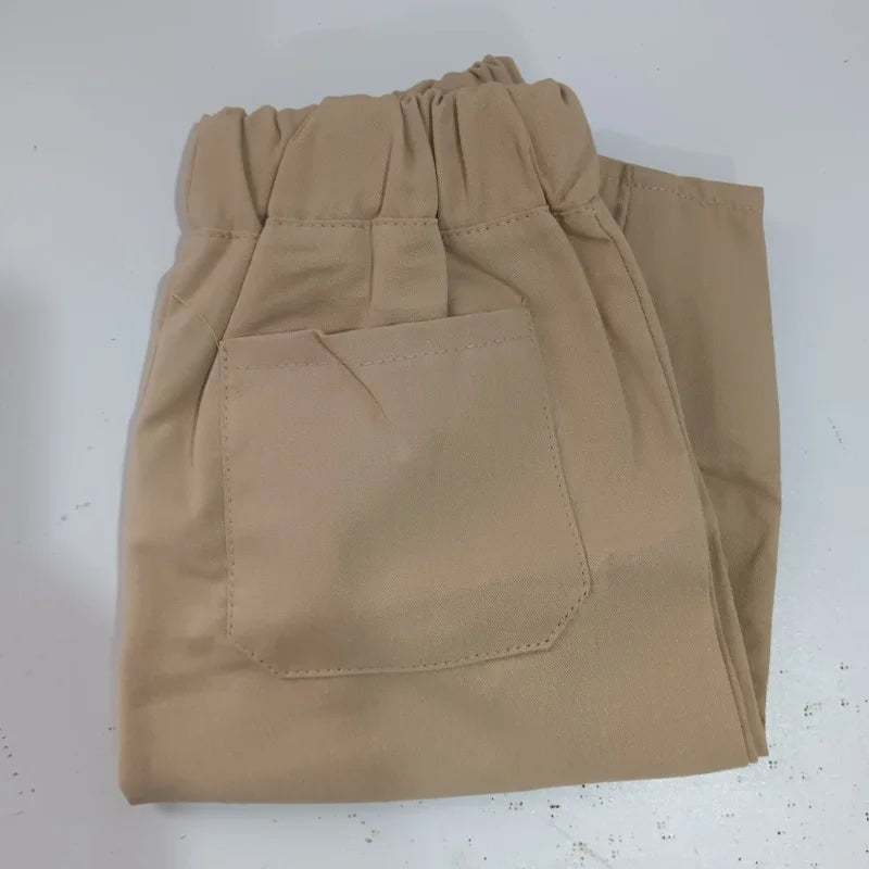 New Children Pants Spring Autumn Casual Sports Trousers Boys Girls Korean Solid Color Fashion Versatile Kids Baby Clothing Pants
