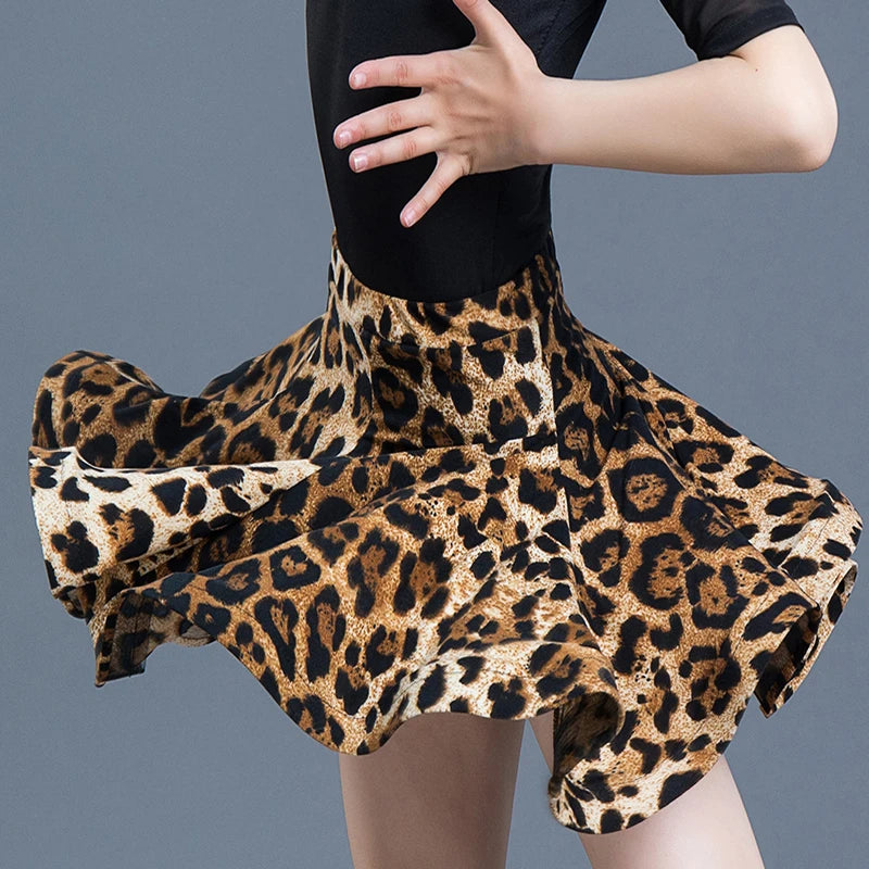 Kids Dresses for Girls Latin Dance Dress Short Sleeve Ballroom Competition Practice Solid Tango Stage Performance Costumes