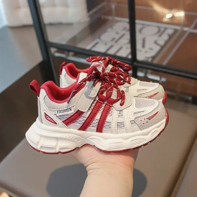 Children's Sneakers Boy 2025 Spring New Platform Running Shoes for Girls Lightweight Versatile Kids Causal School Sports Shoes
