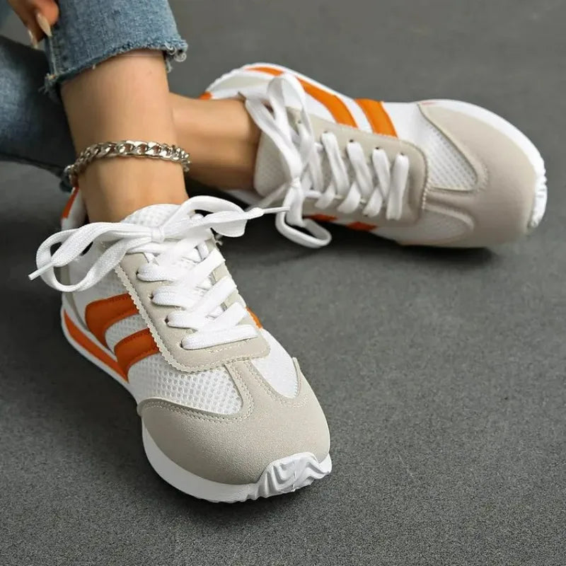 Spring/summer Women Sneakers Casual Platform Female New Striped Casual Running Shoes Comfortable Vulcanized Shoes Designer Shoes