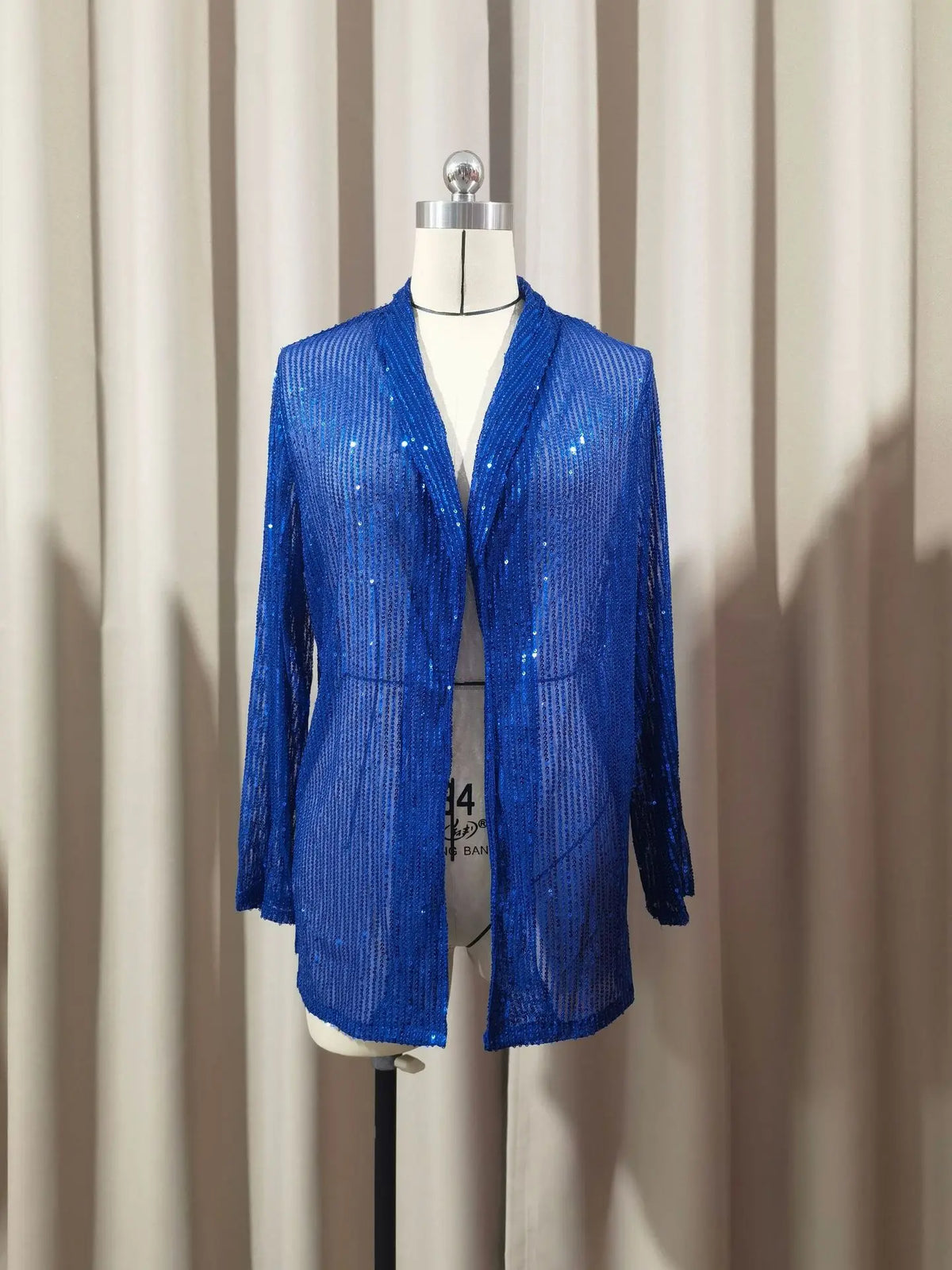 Spring Autumn Blazers Women Sequins Blazer Sequin Shimmer Jacket Top Casual Long Sleeve Glitter Party Shiny Lapel Coat Outerwear