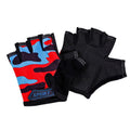 1 Pair Camo Sports Gloves for Children Kids Half Finger Riding Cycling Running Gloves for Boys Girls Outdoor Sports Gloves