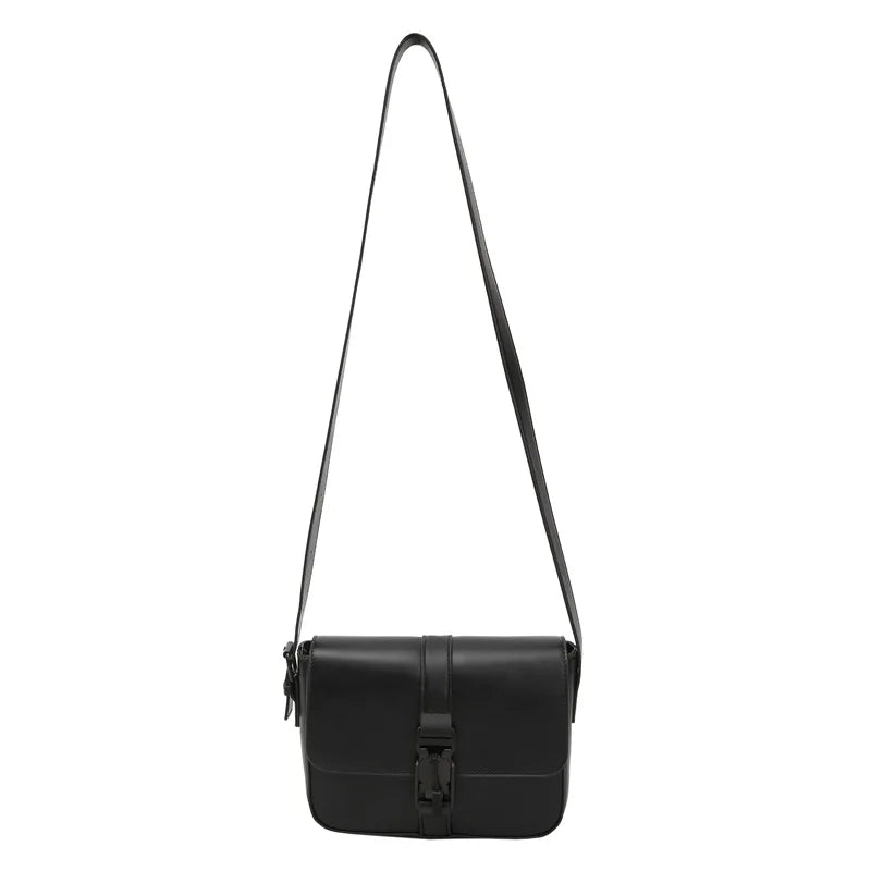 Brand Men Shoulder Bag PU Leather Luxury Handbag High Quality Messenger Bag for Man Women 2026 Small Square Male Crossbody Bags