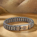 925 Sterling Silver Bracelet Vintage Men Bracelet for Man Women Fashion Simple Engagement Wedding Jewelry Gifts High Quality