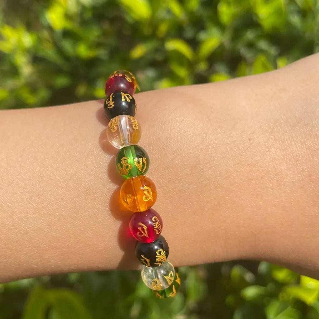 Buddhism Beads Bracelet For Men Women Wealth Lucky Unisex Handmade Jewelry Gifts