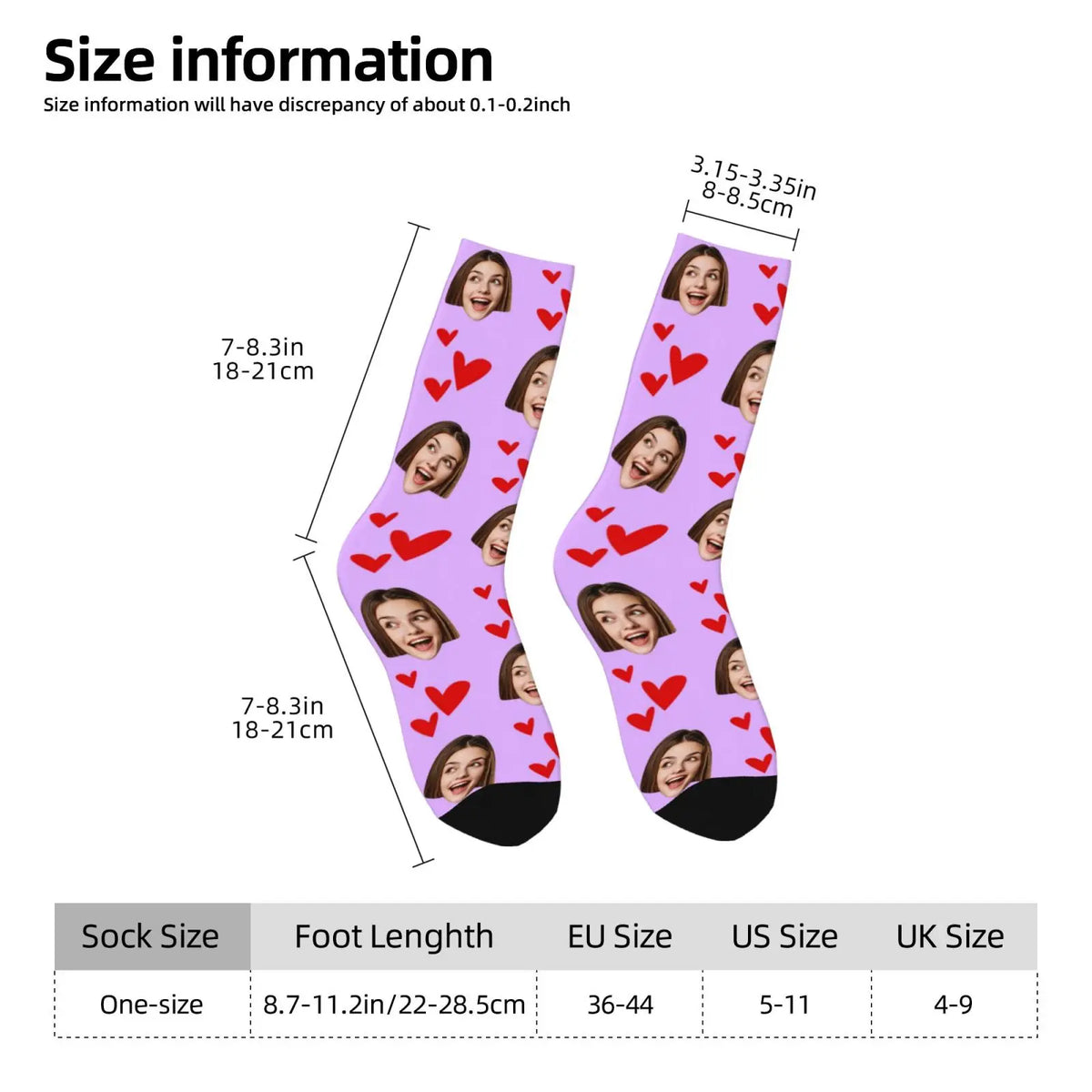 Custom avatar socks for men and women custom photo socks DIY personalized picture socks photo socks personalized gifts