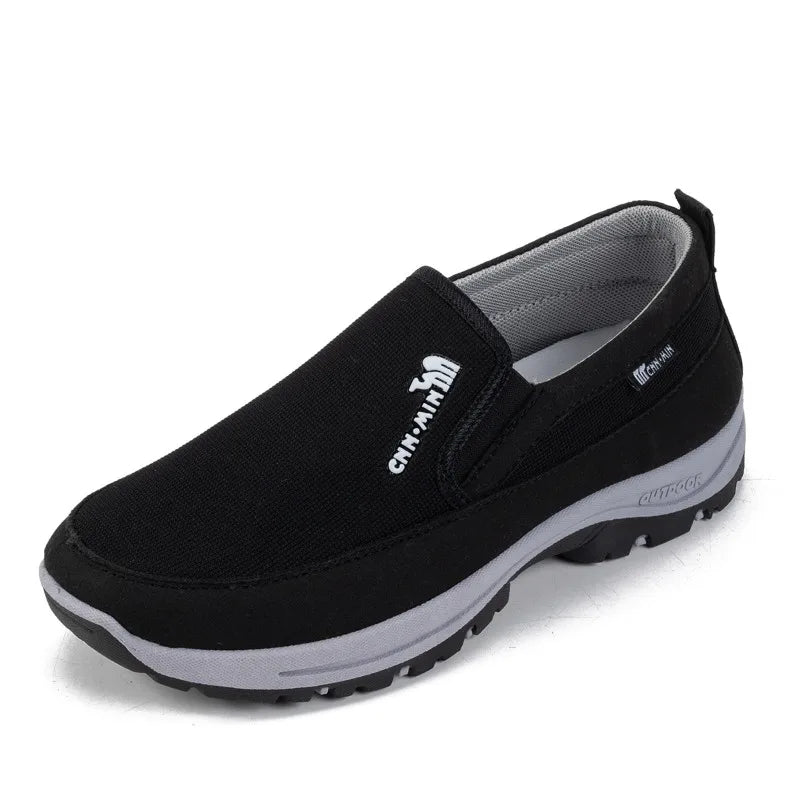 Men's Casual Retro Classic Loafers Outdoor Sports Lightweight Tennis Shoes Jogging Comfortable Wear-resistant Non-slip Slip-on