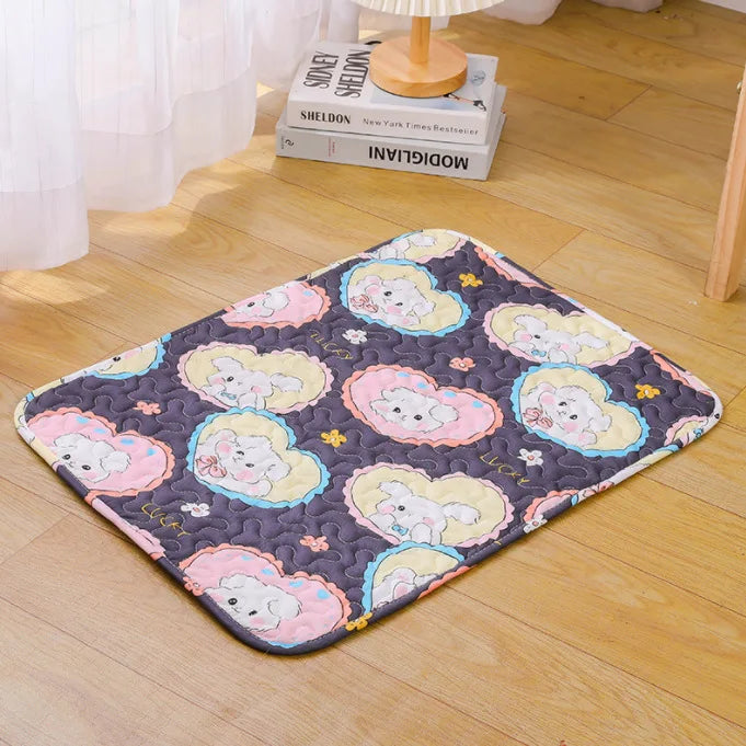 Soft Comfort All Season Pet Sleeping Mat Indoor Rest Cushion Bed for Dog Cat Puppy Kitten Small Daily Use
