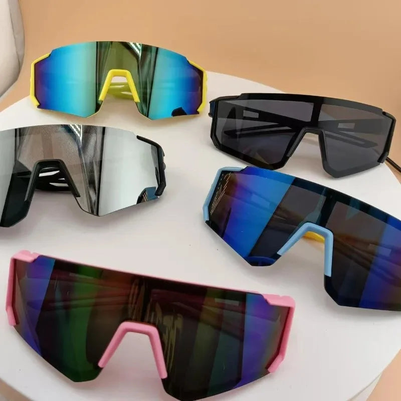 Cycling Sunglasses For Children Kids Riding Sun Glasses For Boys Girls Fashion Outdoors Windproof Goggles UV Resistant Shades