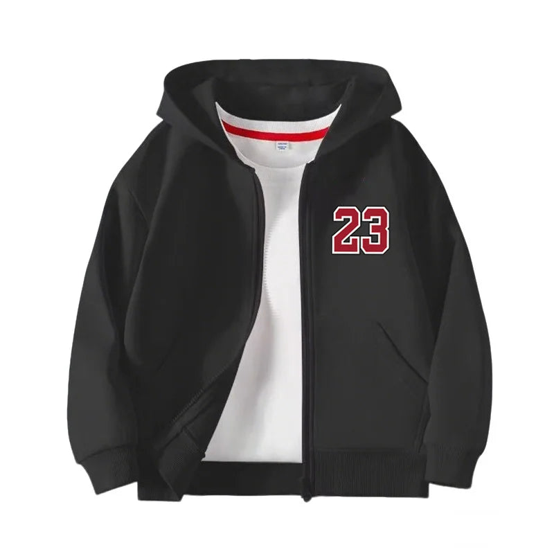 Children Spring Autumn Zipper Hoodies Coat Boys Age 5-12 Leisure Tops Kids Boy Fashion New York City Cardigan Jacket