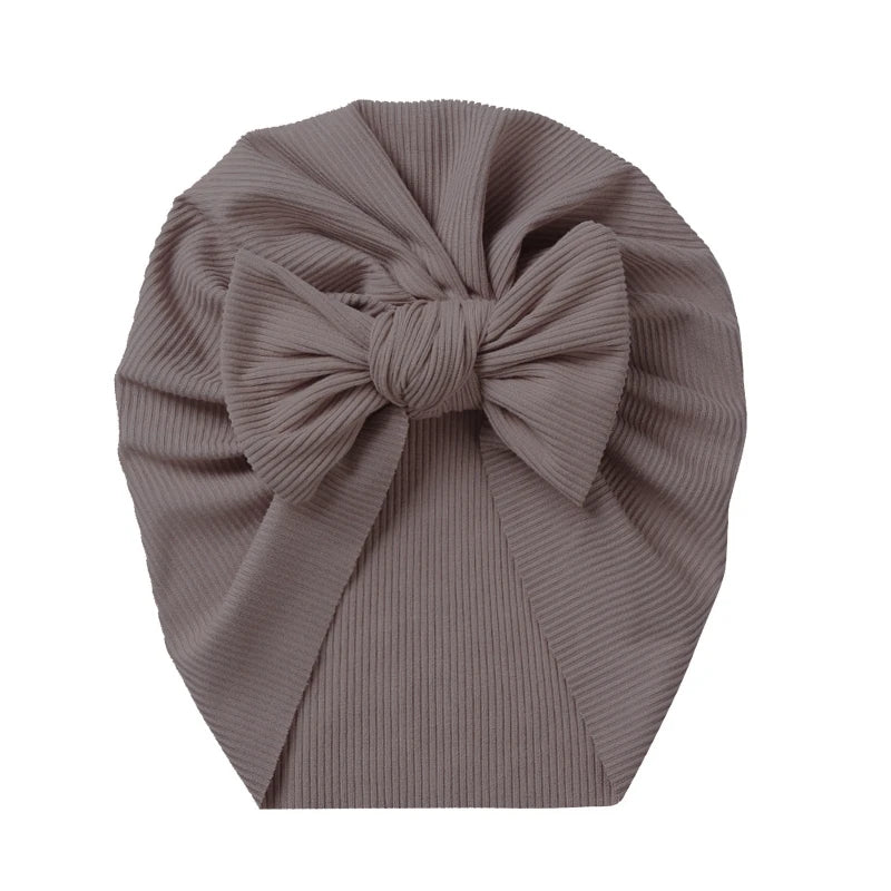 Baby Hat Girls Bows Turban Hats Infant Photography Props Cotton Kids Beanie Baby Cap Accessories Children Hats Newborns Bonnet