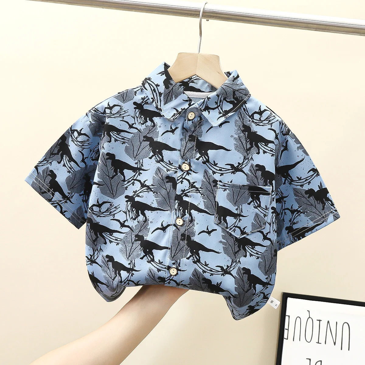 Fashion Colorful Boys Shirts Toddler Kids Tops Teenager Summer Outfits Children's Clothes