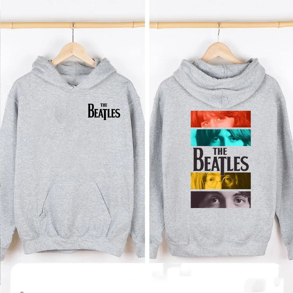 The B-Beatles Metal Rock Band Hoodie Men Women High Quality Sweatshirt Autumn Oversized Pullovers Autumn and Winter Long Sleeve