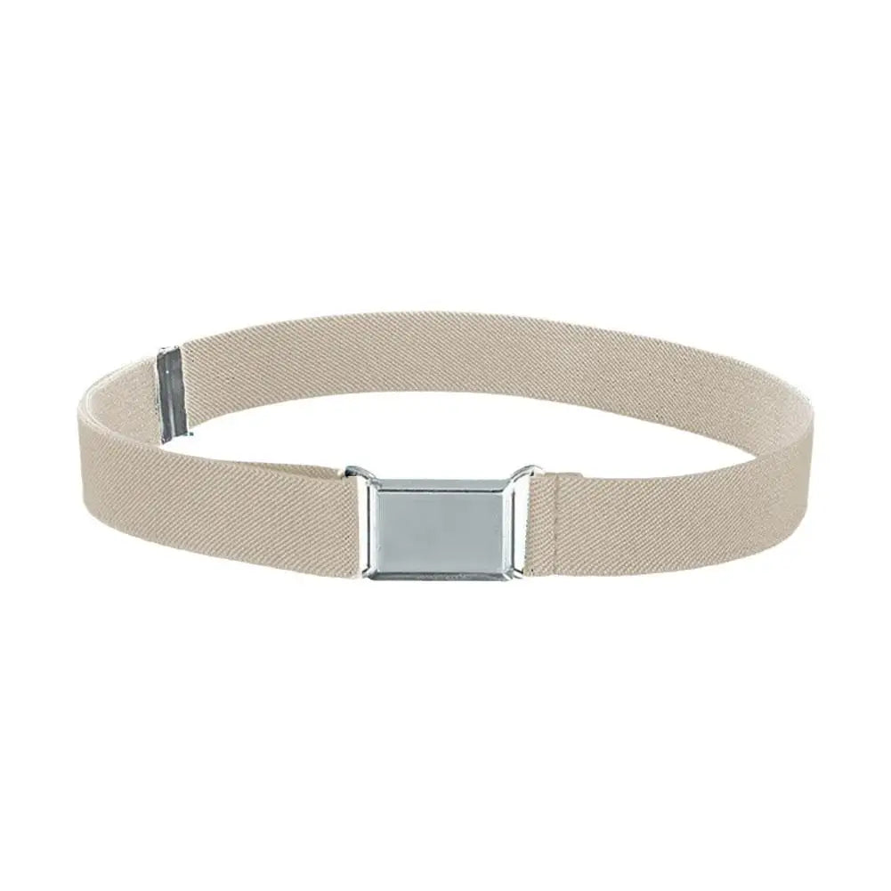 Adjustable Belt With For Kids Children Stretch Elastic Canvas Waistband Boys Girls Easy Buckles Pants Trousers Strap Belt