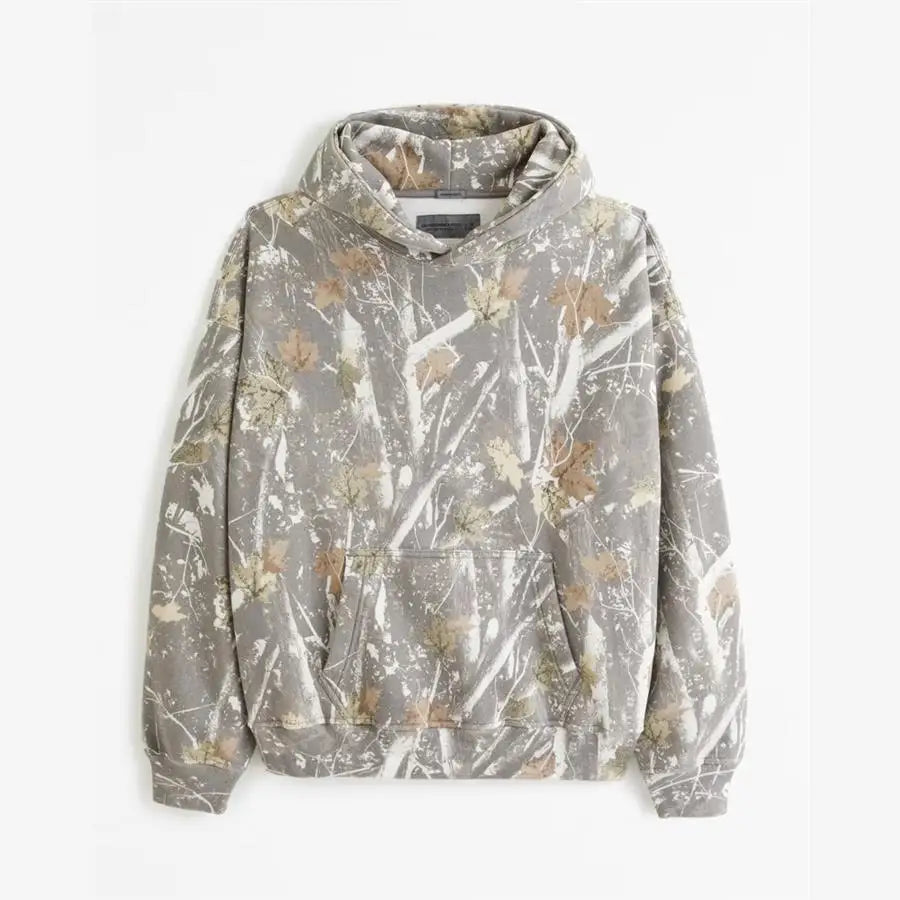 2024 Cross-Border 3D Digital Printing Hoodie Unisex Abstract American Pattern Casual Loose Fit Long Sleeve Polyester Sweatshirt